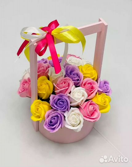 Букет цветов из мыла