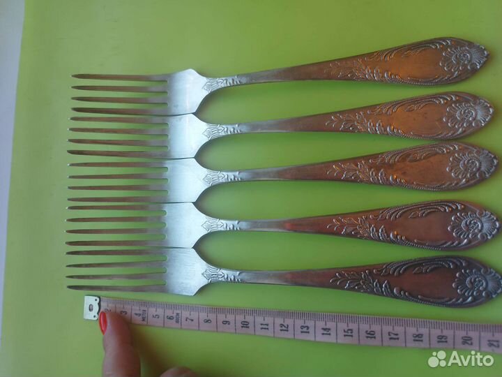 Вилки столовые мельхиоровые СССР