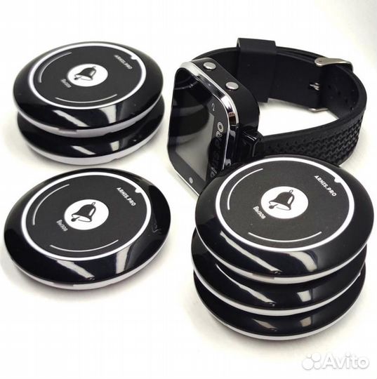 Кнопка вызова и часы пейджер официанту персоналу