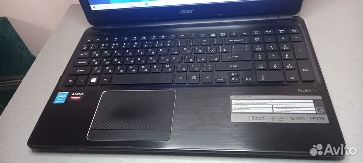 Ноутбук Acer v5 + Игры и Скоростной SSD