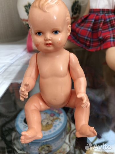 Кукла пупс Minerva СССР гдр целлулоид