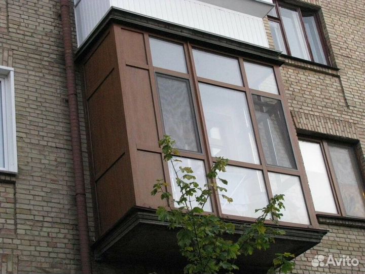 Балкон с внутренней отделкой