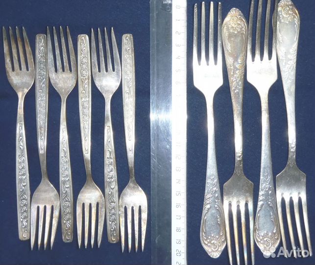 Ложки и вилки мельхиоровые (мнц) из СССР