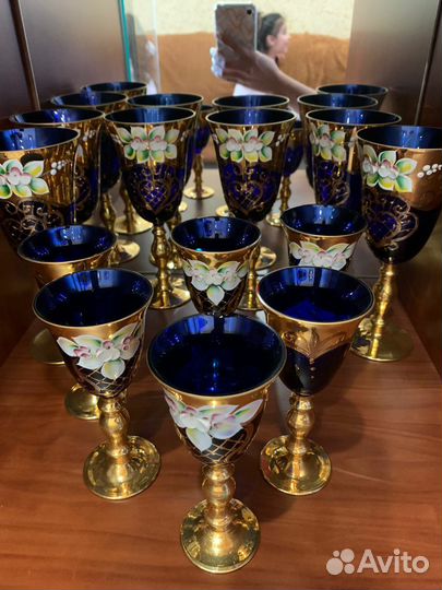 Фужеры богемия чехия