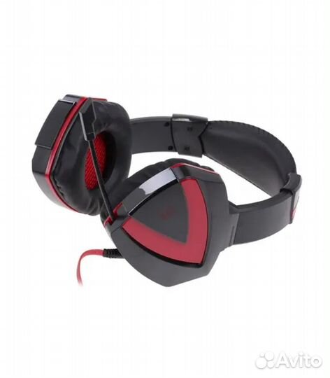 Игровые наушники A4Tech Bloody G500, черный, красн