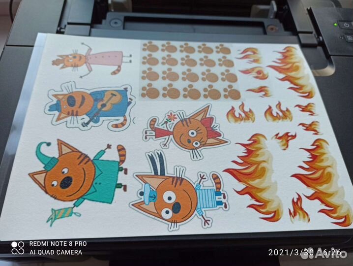 Услуги пищевой печати (съедобная бумага)