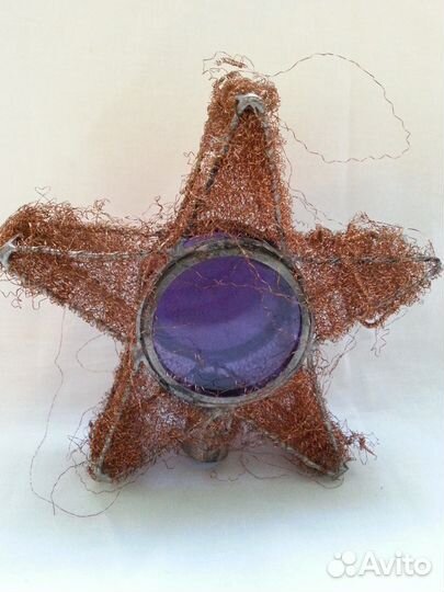 Модель старинной елочной игрушки Звезда, навершие