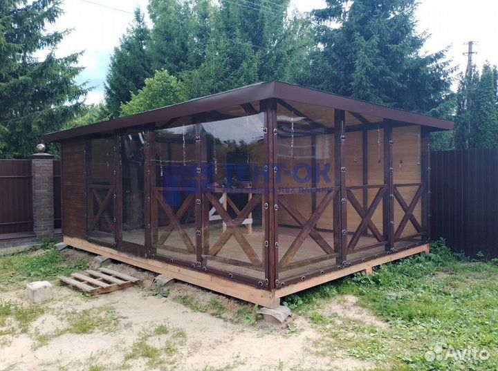 Мягкое стекло для беседок