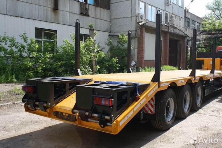 Полуприцеп трал (тяжеловоз) Авиком 98713-04 высокорамный раздвижной, 2024
