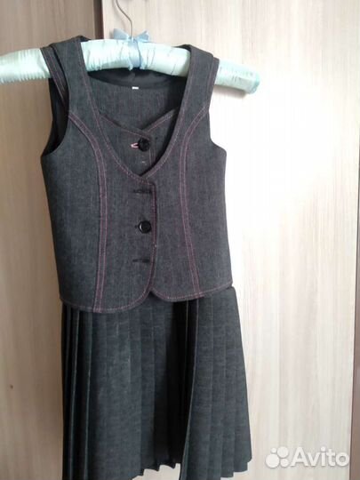 Школьная форма 1-2 кл. серая