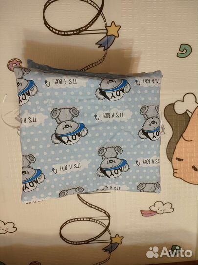 Детская кроватка с маятником и ящиком