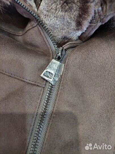 Зимнее пальто женское дубленка 44