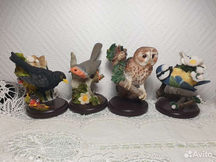 Статуэтки. Фарфор. Лебеди. Гебель. Германия