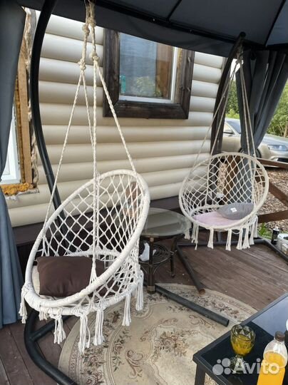 Подвесные качели гнездо