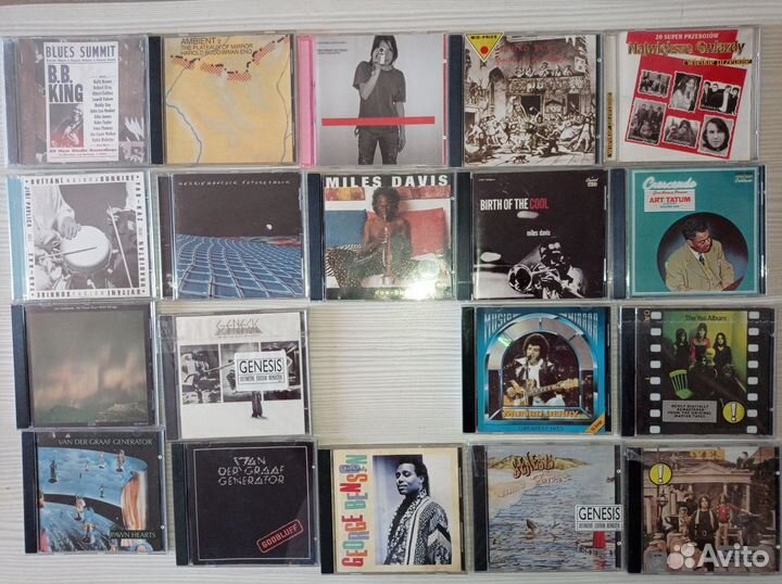 Список 2 Фирменные CD рок прог джаз поп
