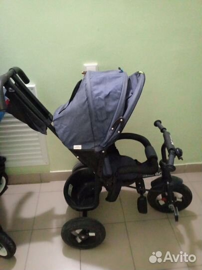 Велосипед коляска с ручкой