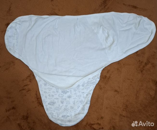 Полотенце для новорожденных и кокон на липучке