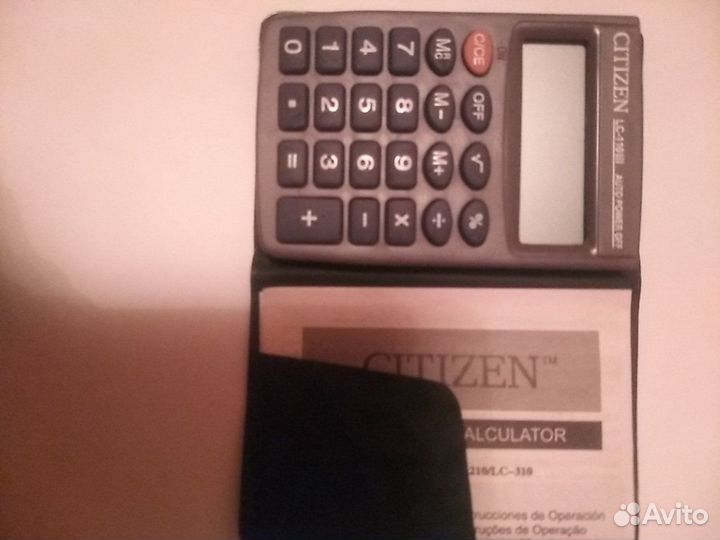Калькулятор Citizen новый в книжечке упак. 8шт