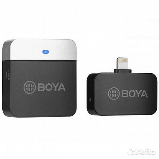 Микрофон Boya BY-M1LV-D, беспроводной, Lightning
