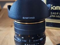 Объектив Samyang 14mm f2.8 ef Canon