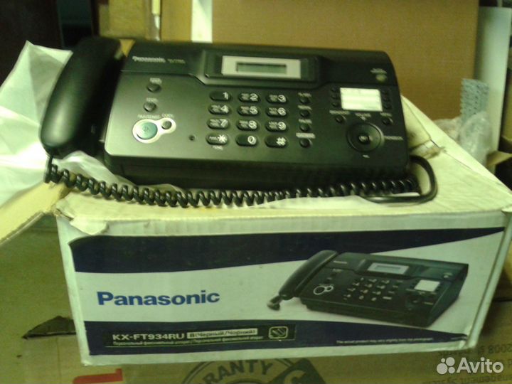 Телефон факс panasonic