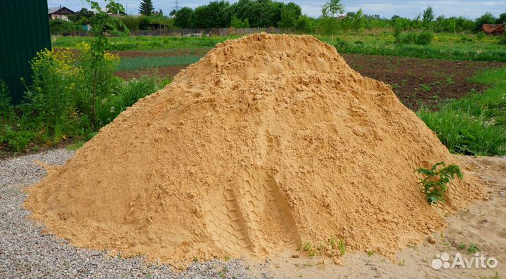 Песок карьерный с доставкой