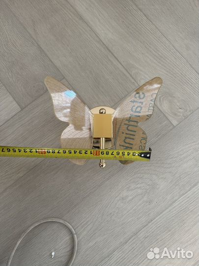 Светильник, бра, настенный бабочка золото