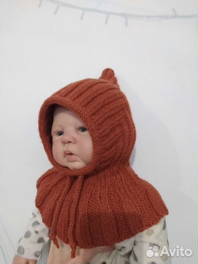 Шапка- шлем осенняя