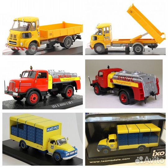 Модели грузовые 1 43