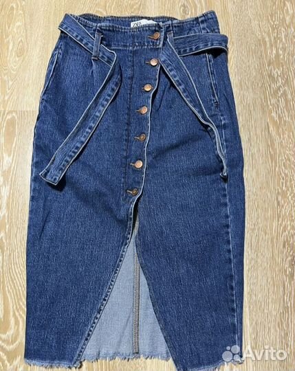 Джинсовая юбка zara