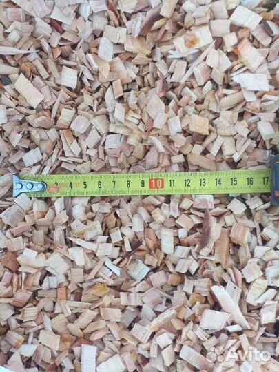 Щепа ольхи для копчения без коры, мешок 80л