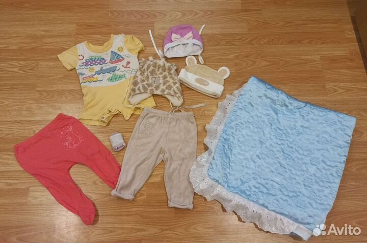 Детские вещи пакетом для девочек от 0 до года