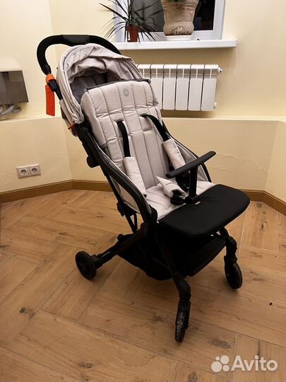 Коляска happy baby umma pro бежевая