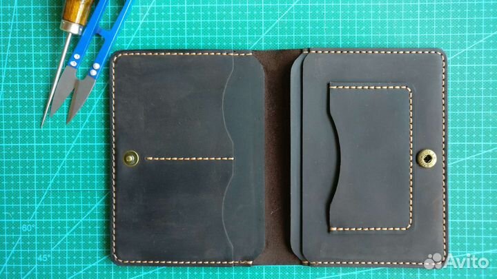 Обложка для документов, докхолдер натуральная кожа