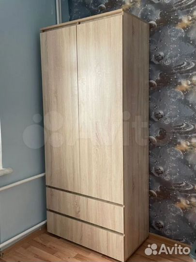 Шкаф распашной дуб сонома