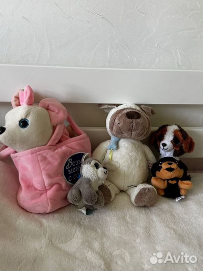 Мягкие игрушки собаки