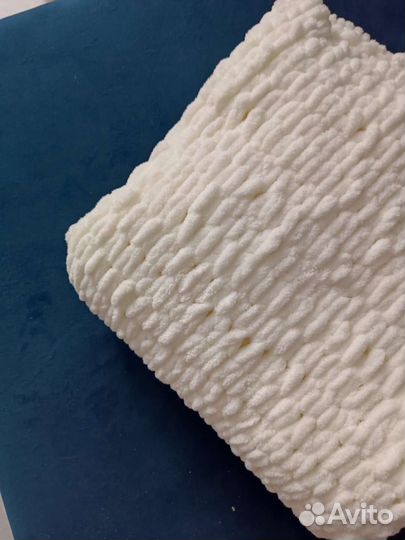 Плед из ализе пуффи