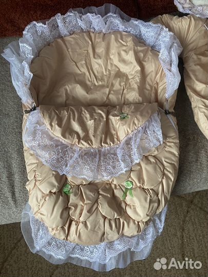 Конверт для новорожденных зимний