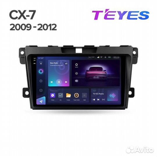 Магнитола Teyes 9” на Mazda CX-7 ER