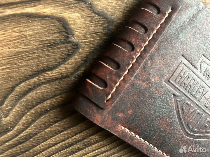 Кошелек мужской из натуральной кожи 