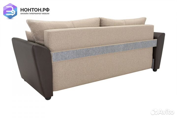 Диван еврокнижка Амстердам бежевый