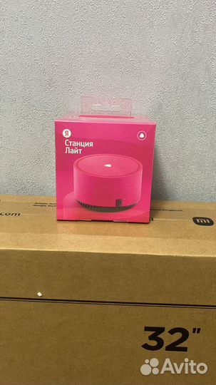 Умная колонка Яндекс станция Лайт. Новая, чек