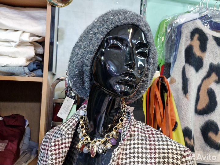 Lina, дизайнерская гипершапка шерсть