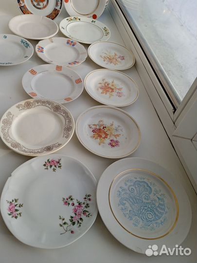 Тарелки, чашки, бокалы СССР