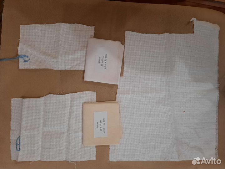 Нитки мулине пяльцы канва