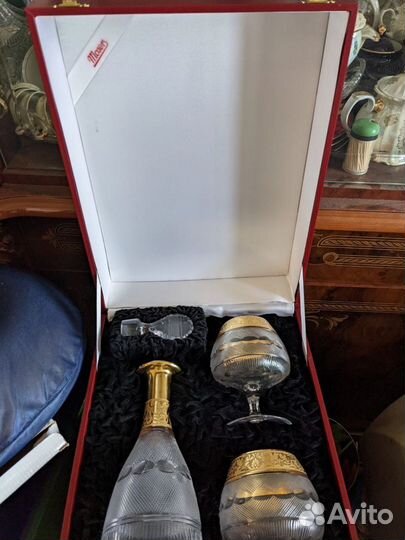 Гарнитур moser glass - графин и 2 бокала