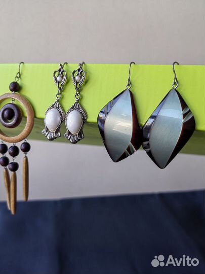 Жемчуг Бирюза Бижутерия Серьги