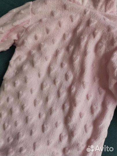 Флисовый комбинезон для девочки 56-62