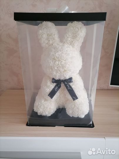 Мишка из роз 40 см