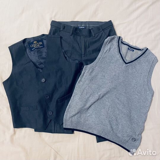 Школьный костюм gulliver для мальчика 140